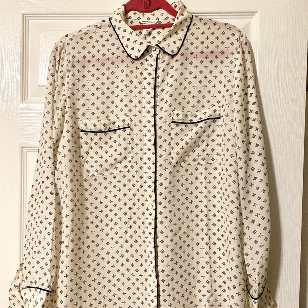 Club Monaco Silk Shirt